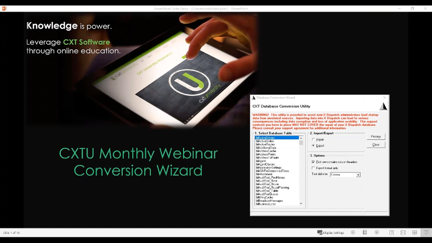 Conversion Wizard - Apr 2019