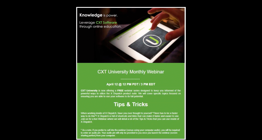 Tips and Tricks - Mar 2018