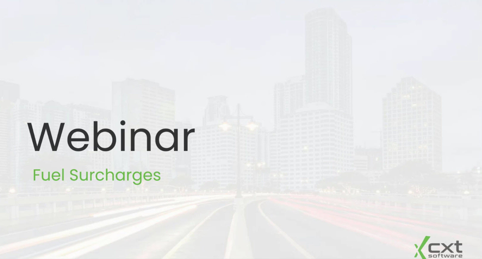 Fuel Surcharges - April 2022