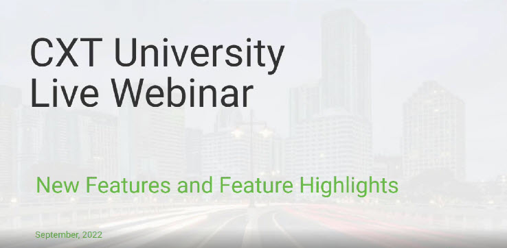 New Features and Feature Highlights - September 2022
