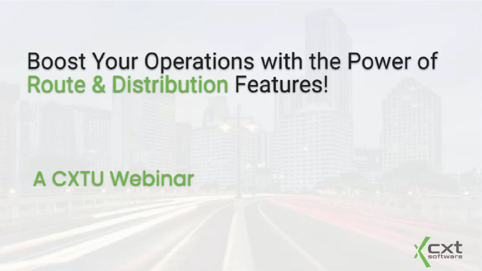 Route and Distribution Features - March 2023
